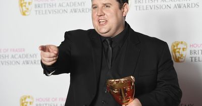 Peter Kay looks unrecognisable as celebrity pal shares backstage picture