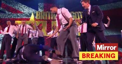BGT's Ant McPartlin suffers painful fall live on air just MINUTES into semi-final