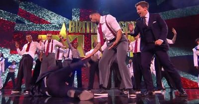 Ant McPartlin has fans worried after falling over on live Britain's Got Talent semi-final