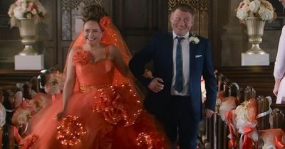 Corrie fans go wild for 'best wedding dress ever' as Gemma marries Chesney but others distracted by another major detail