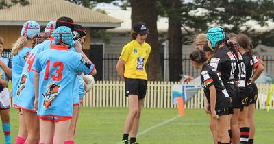 How NSW Blues star Millie Boyle surprised the Stockton Sharks under 13s