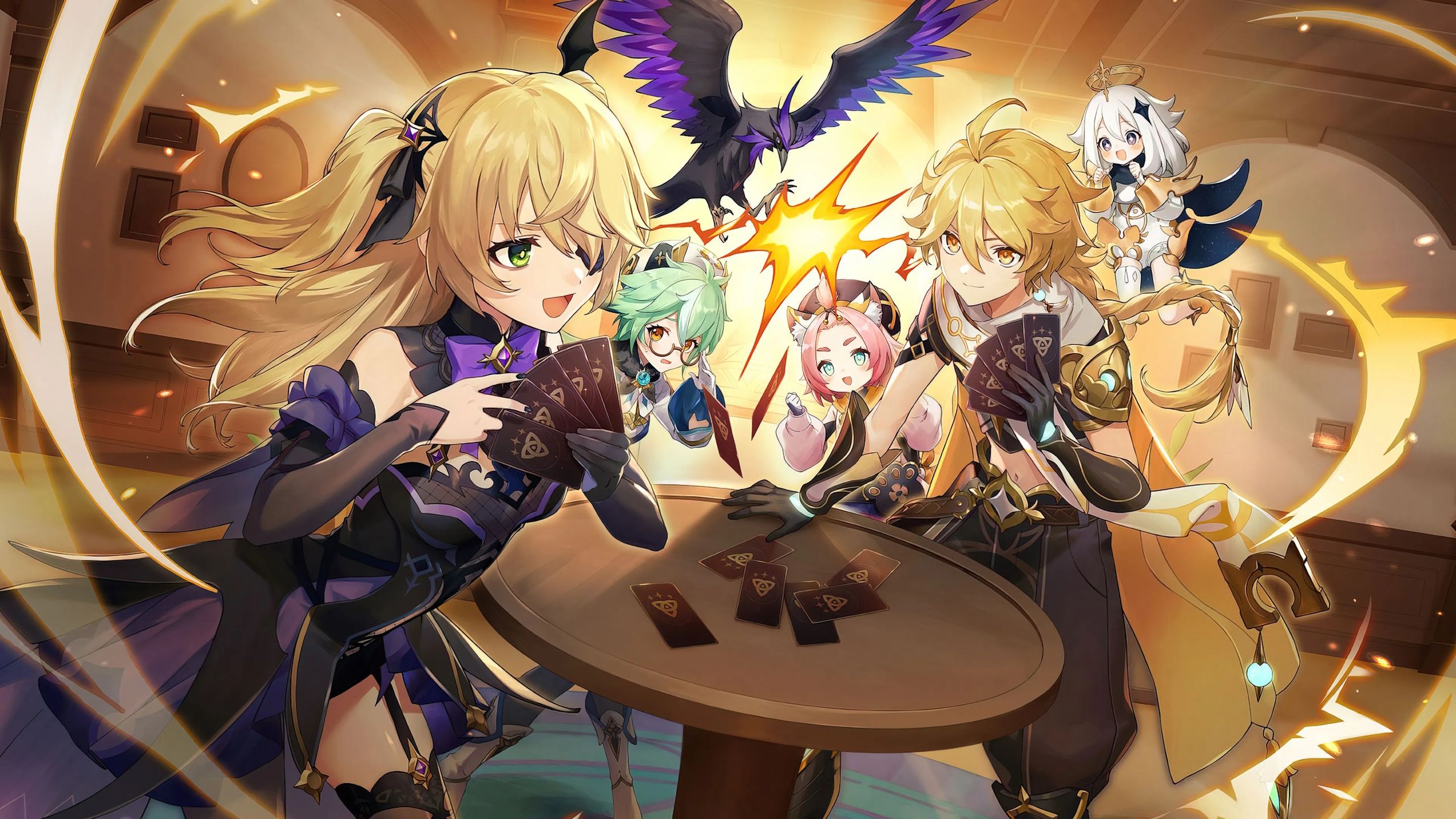 The first Genshin Impact trading card game tournament…