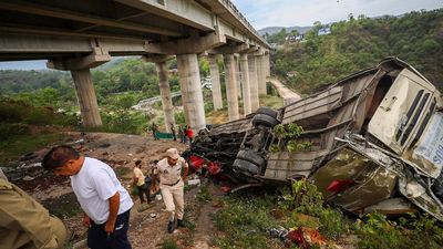 At least 10 Vaishno Devi pilgrims dead, 57 injured as bus falls down from bridge in Jammu