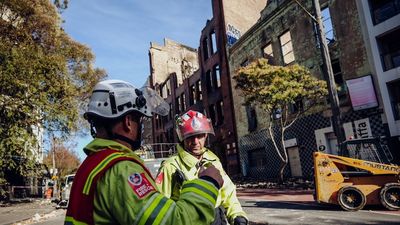 Demolition underway at historic inner Sydney building destroyed by fire