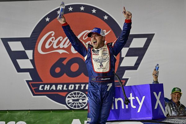 Justin Allgaier wins tense Xfinity fuel-mileage race at Charlotte