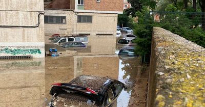 Spain weather: Floods tear through popular holiday spots prompting warning to Irish tourists