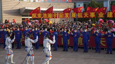 China successfully launches new manned spaceship with first civilian on board