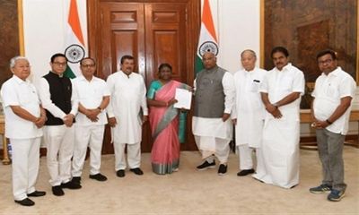 Manipur Issue: Kharge led Cong delegation calls on Prez Murmu; seeks probe into state violence