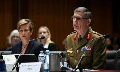 ADF chief tells Senate estimates he reviewed his own performance commanding troops in Afghanistan