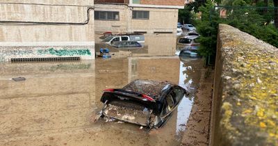 Spain travel warning as streets turned into rivers in popular holiday hotspots