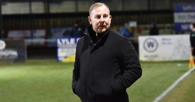 Kilwinning Rangers boss 'excited' about summer of change as side bids to bounce back