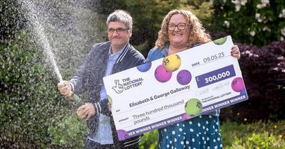 Couple scoop £300,000 from National Lottery thanks to £3 scratchcard