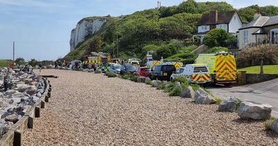 Man dies after car 'went over 150ft cliffs' near campsite