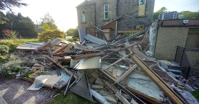 Photos show abandoned Edinburgh hotel as it's demolished to make way for student flats