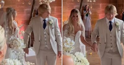 UFC star Paddy Pimblett marries long-term girlfriend in "insane" ceremony