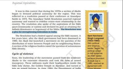 NCERT removes Khalistan reference from textbook