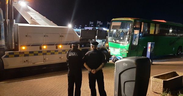 Westcountry party bus seized by police after blasting out drum and bass