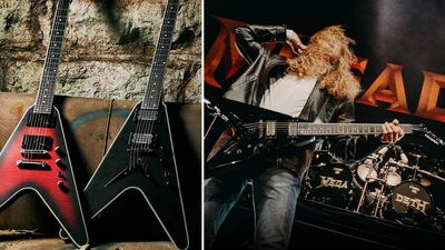 Dave Mustaine’s signature Vs from Epiphone and Kramer are officially released and they look mighty thrashable