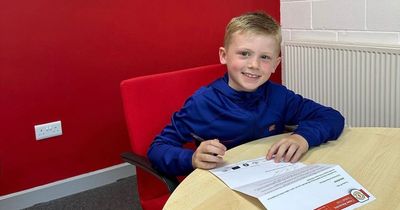James McClean's son signs contract with League Two club