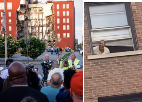 Family of woman rescued from Iowa building collapse reveal how screams saved her from demolition