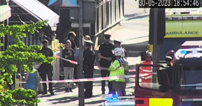 Chicester Street Belfast: Fire Service unit monitoring building amid safety concerns