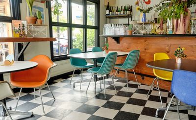 Dine on an Eames table at Oakland’s Snail Bar