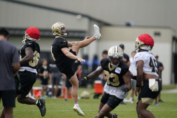 Saints receivers Marques Colston, A.T. Perry shared same college OC