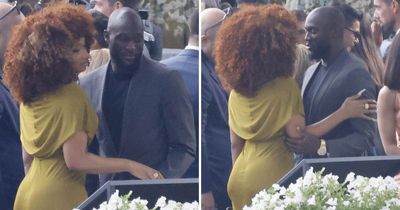 Megan Thee Stallion spotted cosying up with footballer Romelu Lukaku at teammate's wedding