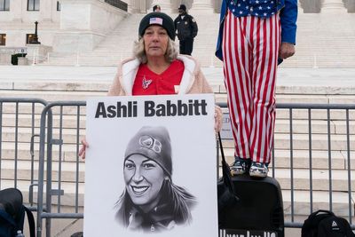 Ashli Babbitt’s mother arrested for assaulting woman at event supporting Capitol riot defenders