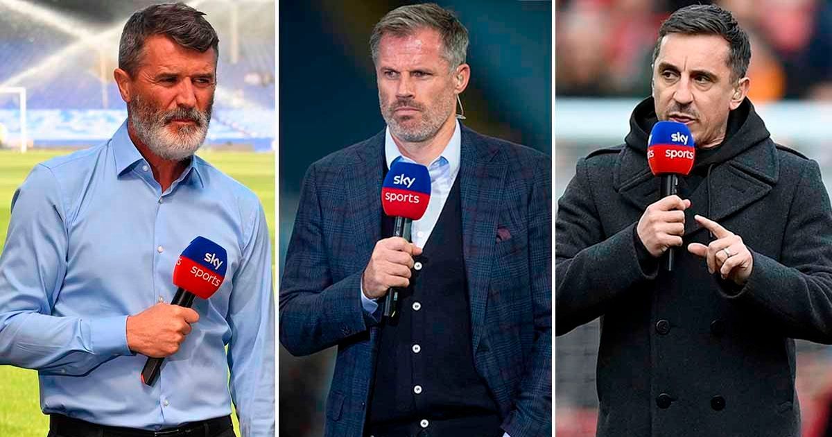 Gary Neville, Jamie Carragher and Roy Keane's…