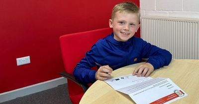 James McClean's son signs with League Two club