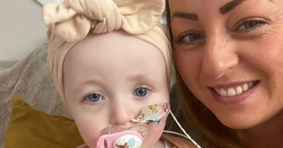 Harper was just 13 months old when her parents noticed a bruise on her eyelid - leading to a devastating diagnosis