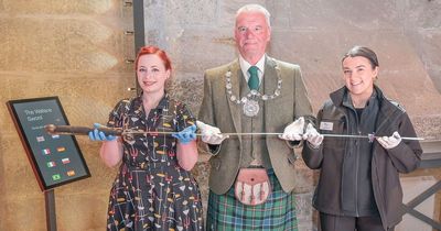 Historic William Wallace sword goes back on display after vandal attack