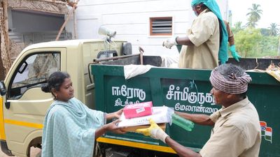 Trade unions oppose outsourcing of jobs in Erode Corporation