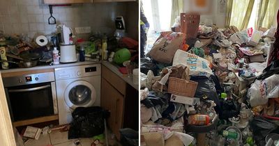 Woman turned bedsit into 'Britain's filthiest home' because she has a phobia of BIN BAGS
