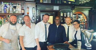 Arsenal football legend Ian Wright spotted in popular Dublin city centre boozer