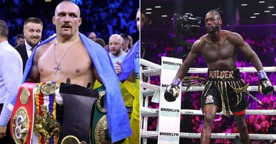 Deontay Wilder accuses rival Oleksandr Usyk of being "afraid" to fight him