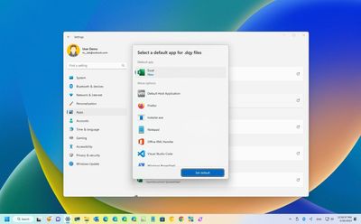 How to change default apps for files on Windows 11