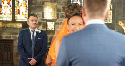 Coronation Street's Paul Foreman opens up on MND diagnosis at sister Gemma's wedding in emotional ITV scenes