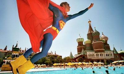 Superman towers over the Kremlin: Reiner Riedler’s best photograph