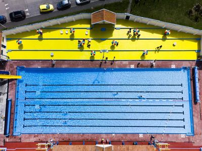 Take a dive into Scotland's rich heritage of outdoor swimming pools