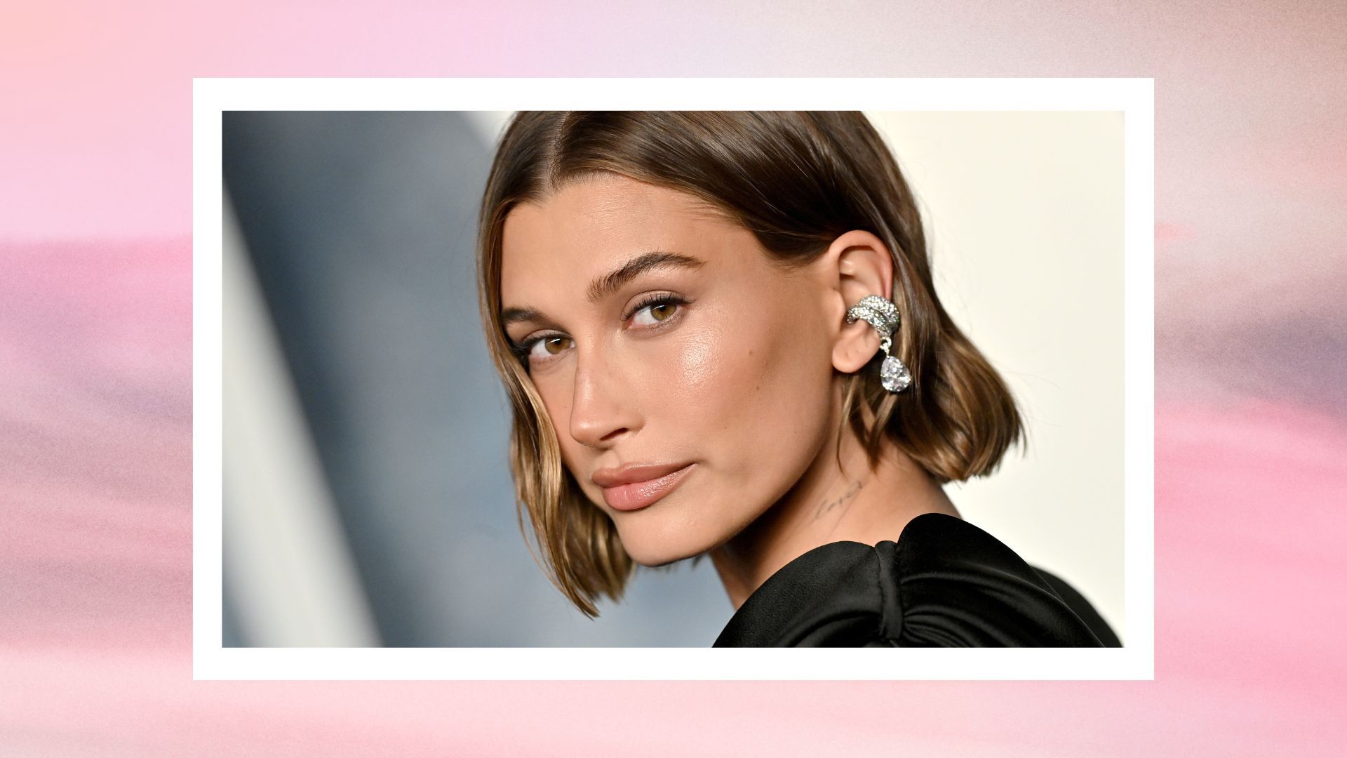 How To Recreate Hailey Bieber's Oscars After-Party 2023 Bob Hairstyle