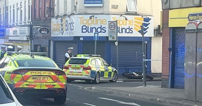 Driver and passenger on scrambler bike held by police after crash