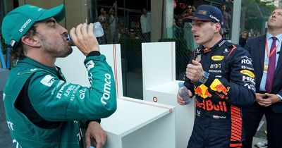 Max Verstappen and Fernando Alonso gesture missed by F1 TV cameras speaks volumes