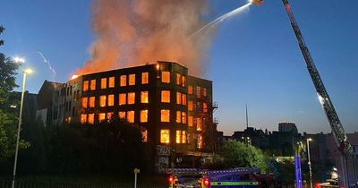 One arrested after Victorian building burnt out in city centre blaze