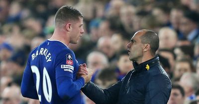 'That's a shame' - Roberto Martinez reveals 'big problem' Ross Barkley had at Everton