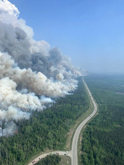 Unprecedented wildfire on Canada's Atlantic coast still burning after four days