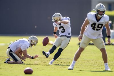 Saints waive Alex Quevedo, thin out training camp kicker competition