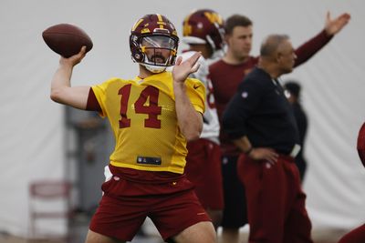 Commanders have QB Sam Howell mic’d up to see how he’s handling the huddle calls