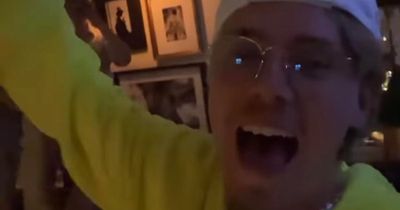 Todd Cantwell shows Rangers love as star chants Ibrox anthem during party night